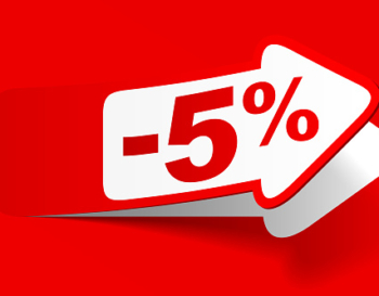 Cкидка 5% за оплату наличными!